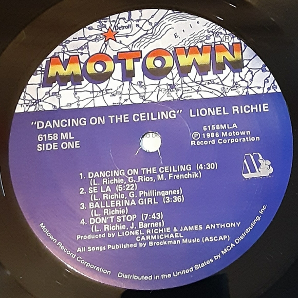 Lionel Richie "Dancing On The Ceiling" Gatefold Vi - Picture 4 of 7